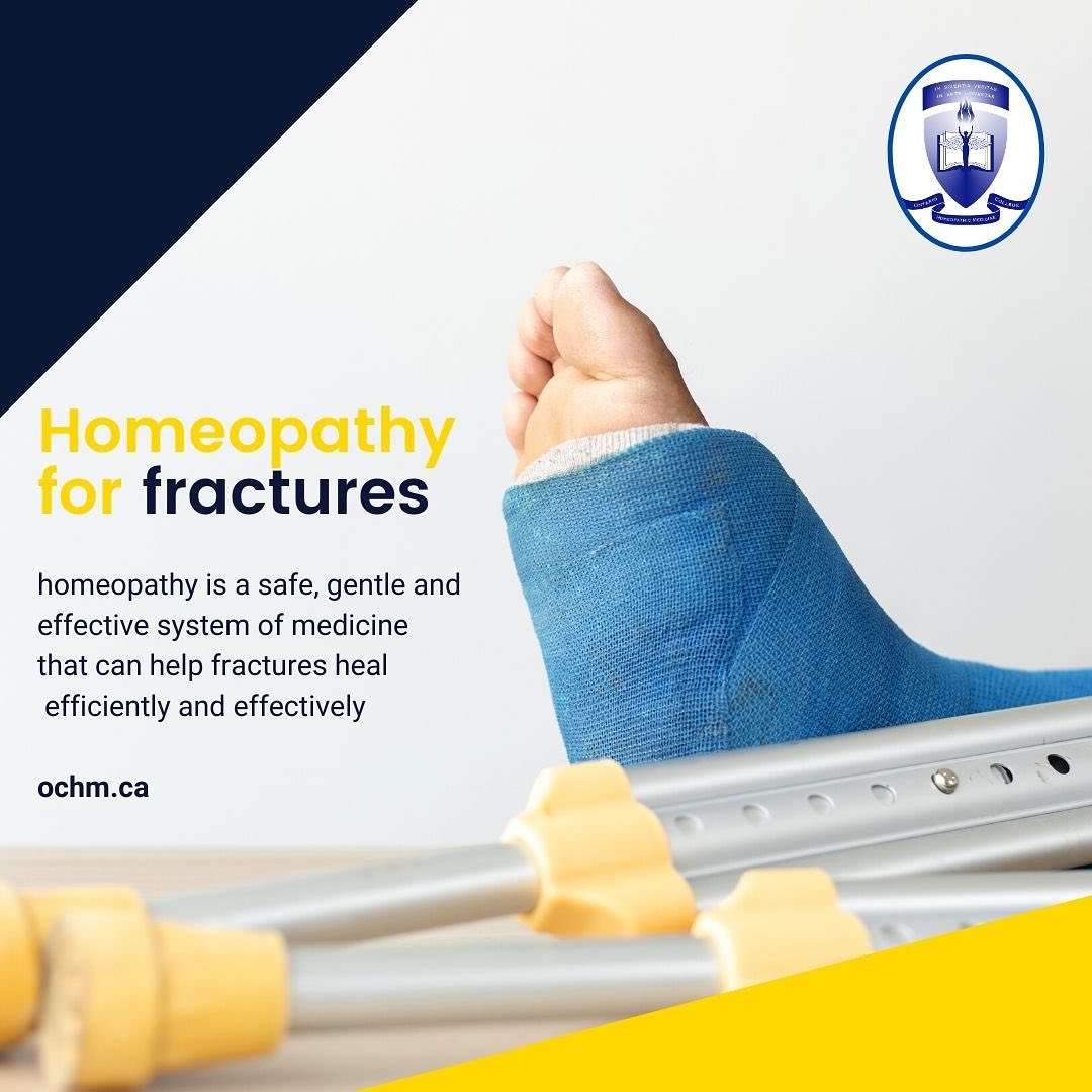 Today, let’s talk about healing fractures with Homeopathy ONTARIO