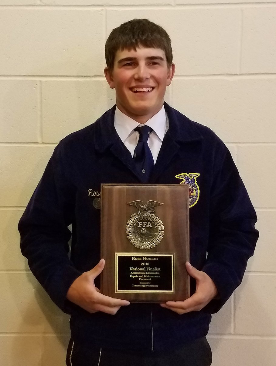 Homan takes 2nd in nation through proficiency award Ohio Ag Net