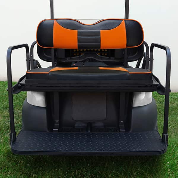 2004 + Club Car Precedent and Tempo Rally Black and Orange Aluminum