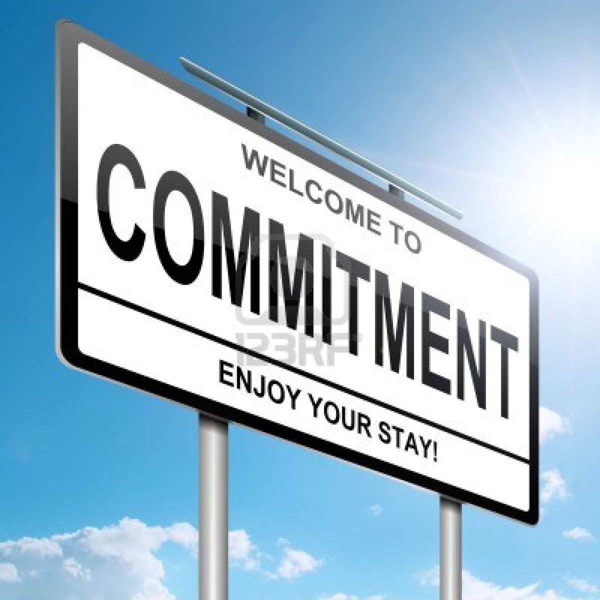 Some great big and not very scary words on commitment