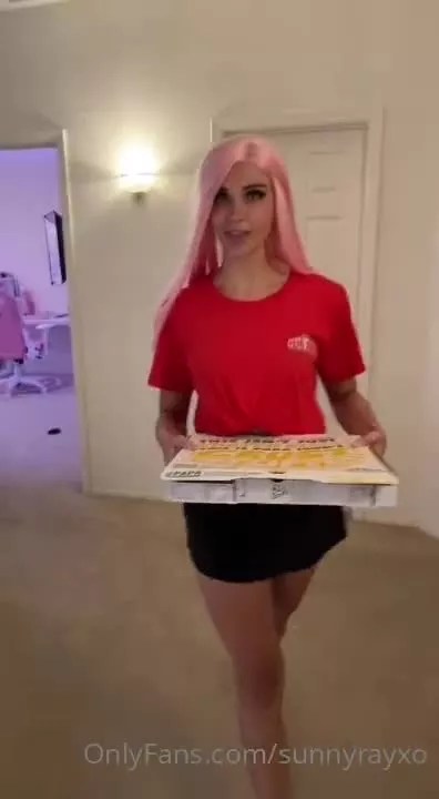 Sunny Ray Pizza Delivery Blowjob Cum. lewd videos and photos leaked