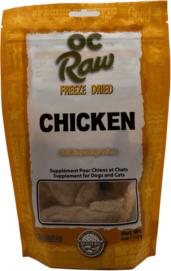 Chicken 4 oz Freeze Dried OC Raw Dog