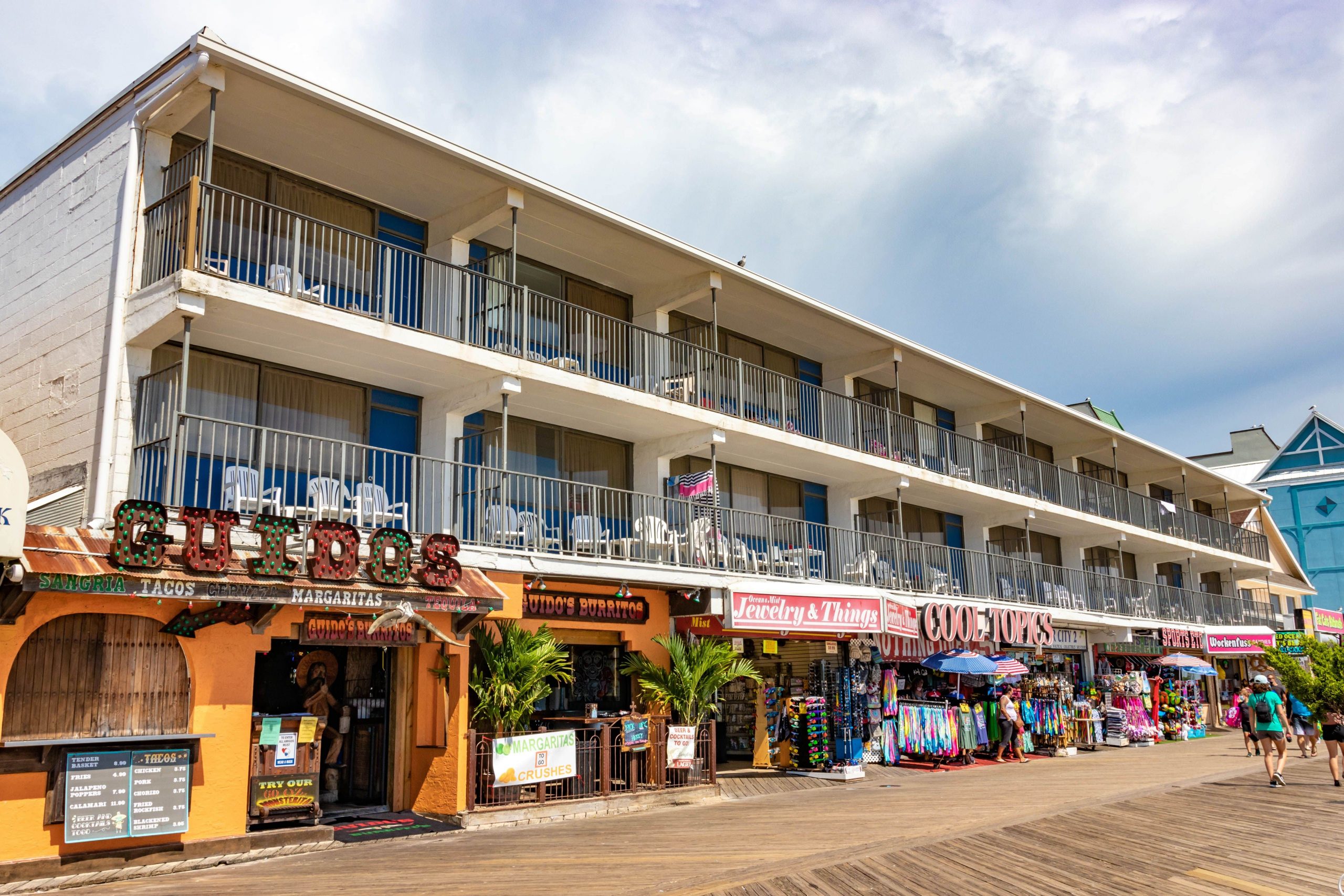 History of Rideau Motel Beachfront Motel on the Boardwalk in Ocean City