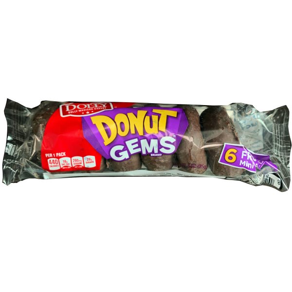 Dolly Madison Chocolate Donut Breakroom Choices