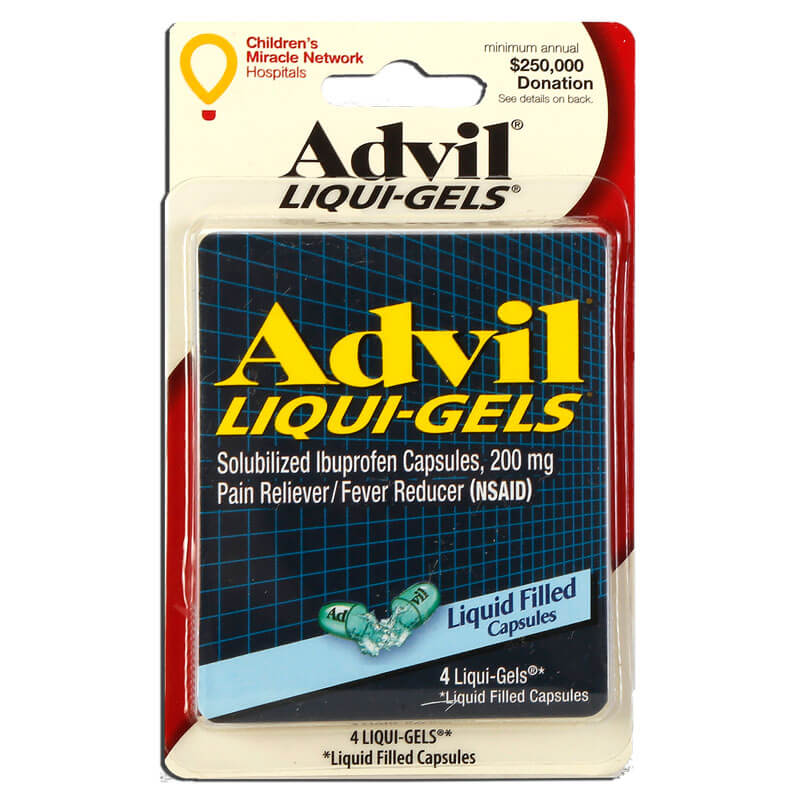 Advil LiquiGels Vista Vending Online Ordering