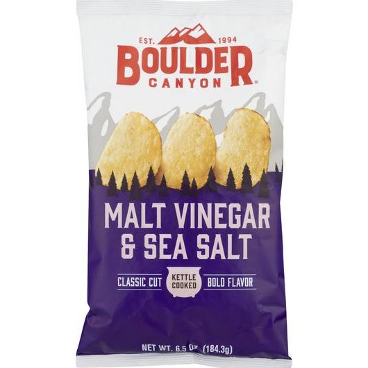 Boulder Canyon Kettle Malt Vinegar & Sea Salt Canteen of Northern California