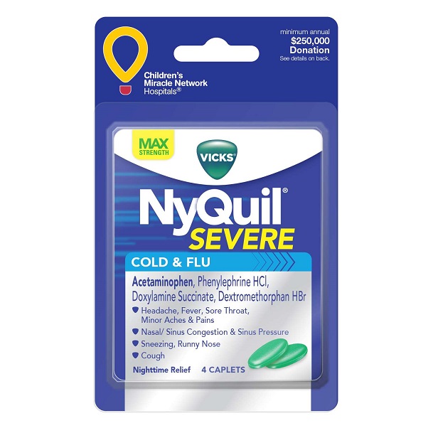 NyQuil 4Capsules Peak Refreshments