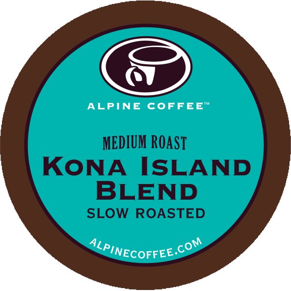 Alpine Coffee Kona Island Blend 24 count Breakroom Choices