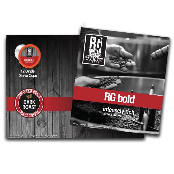 KCup Rooted Grounds Coffee Bold 12ct CeeVee Vending Office Coffee