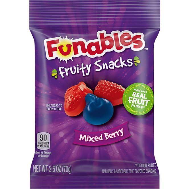 Funables Mixed Berry Fruit Snacks 2.5oz Monumental Markets Office Coffee Online Ordering