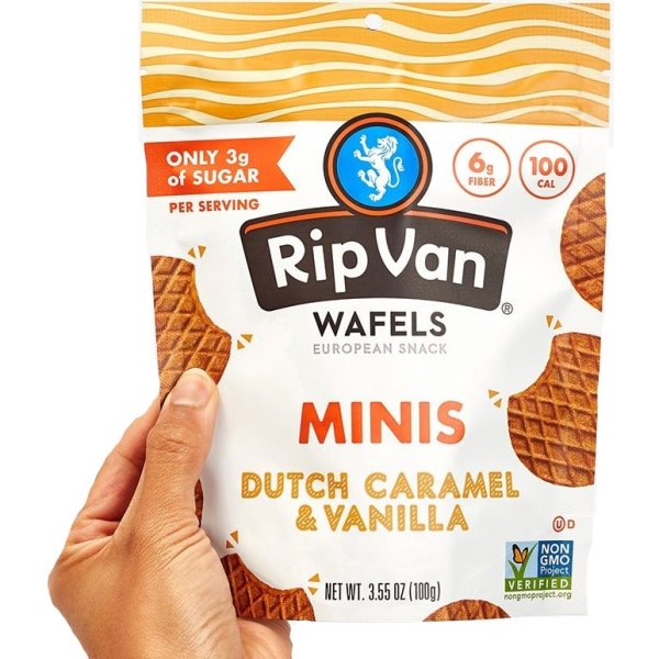Rip Van Wafels Caramel Vanilla Peak Refreshments