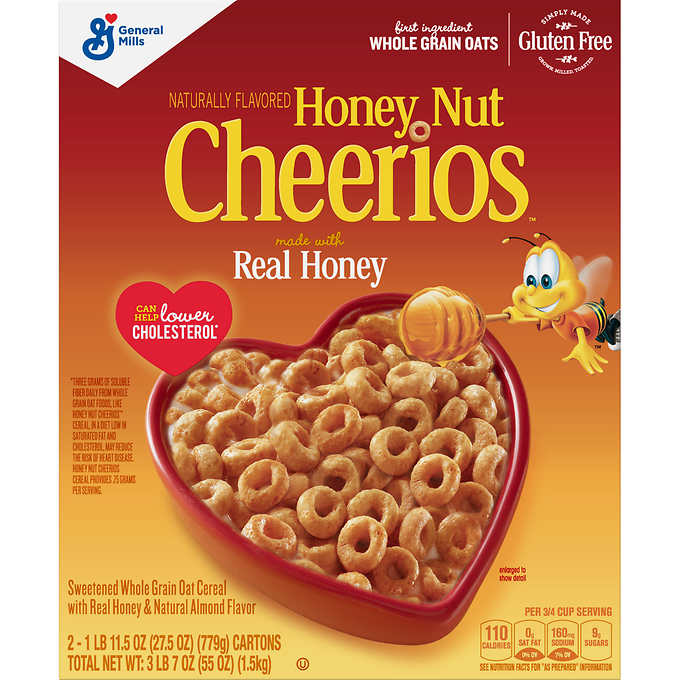 Honey Nut Cheerios 27.5oz Continental Canteen Online Ordering