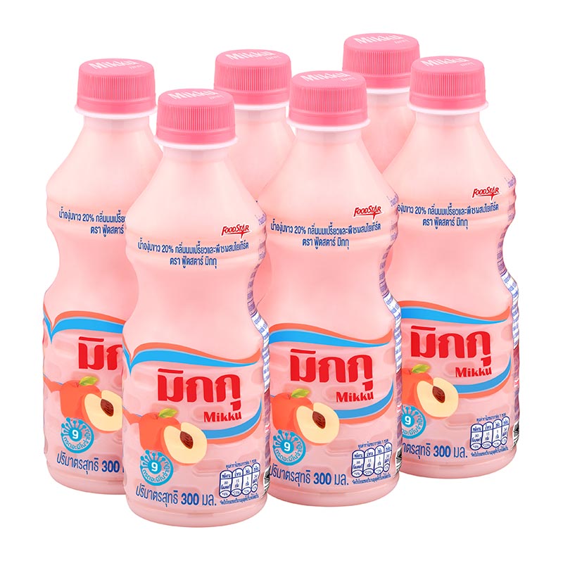 Deedo Mikku 20 White Grape Juice Yoghurt Peach with Yogurt Flavor 300