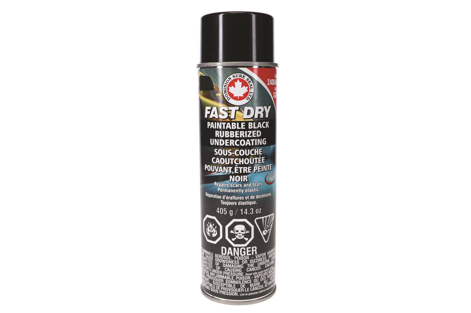 Dominion Sure Seal FAST DRY PAINTABLE BLACK RUBBERIZED UNDERCOATING