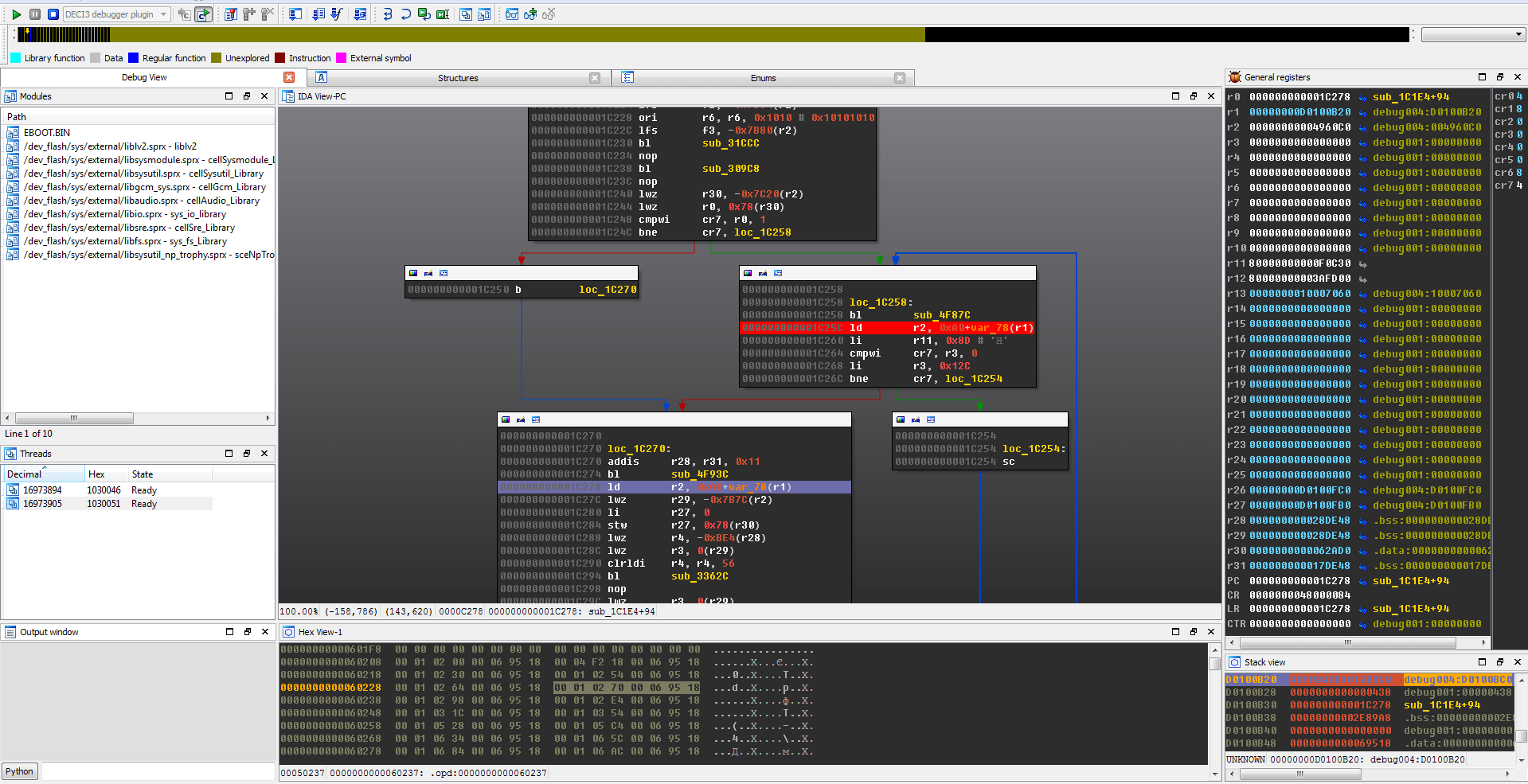 Deci3dbg Ida Pro Debugger Module for Playstation 3 oct0xor's blog