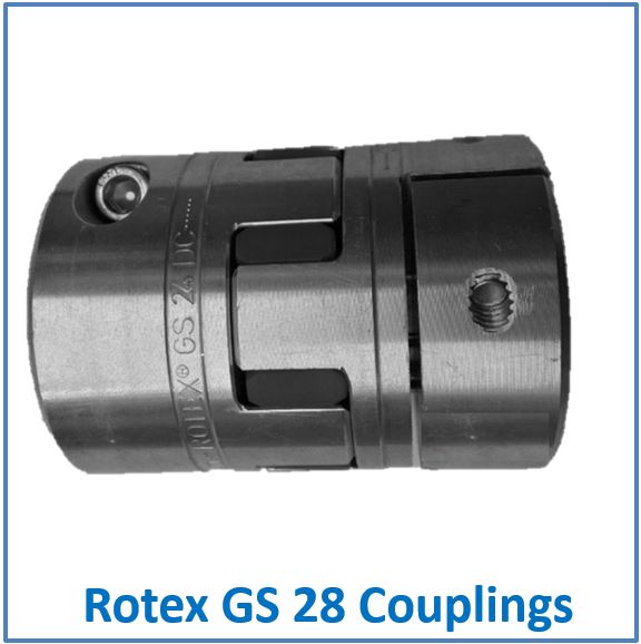 Rotex Size GS 28 Couplings Bush Type Flexible Coupling