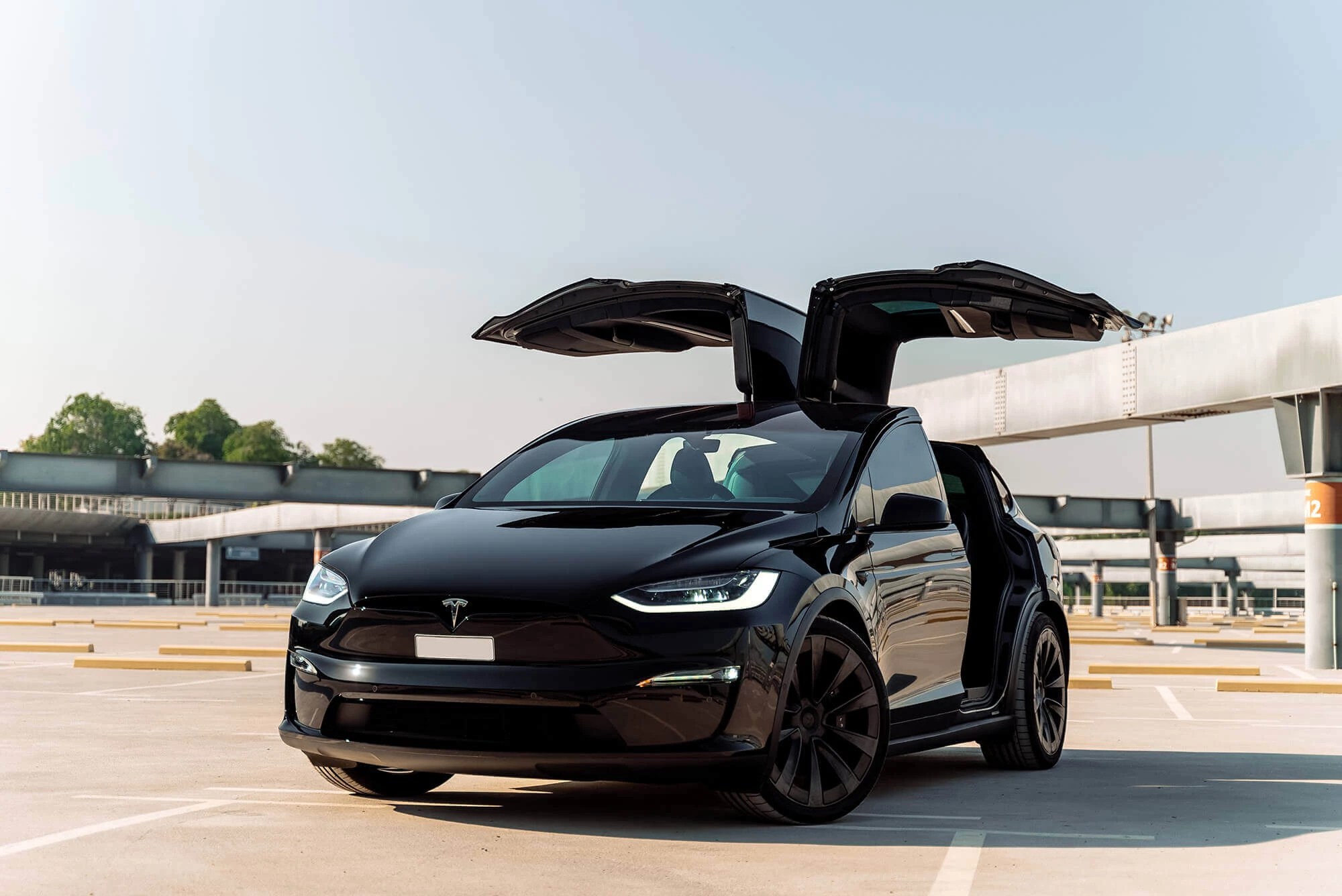 Rent Tesla Model X Plaid in Dubai Electric Octane Luxury Car Rental