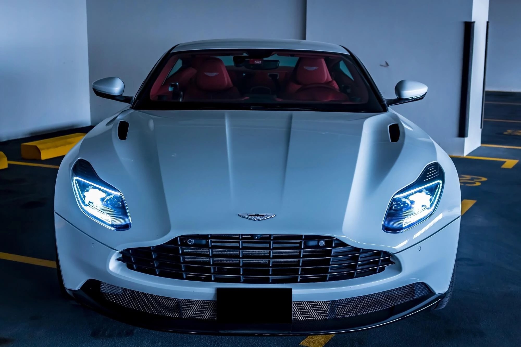 Rent Aston Martin DB11 White in Dubai Sportscars Octane Luxury Car