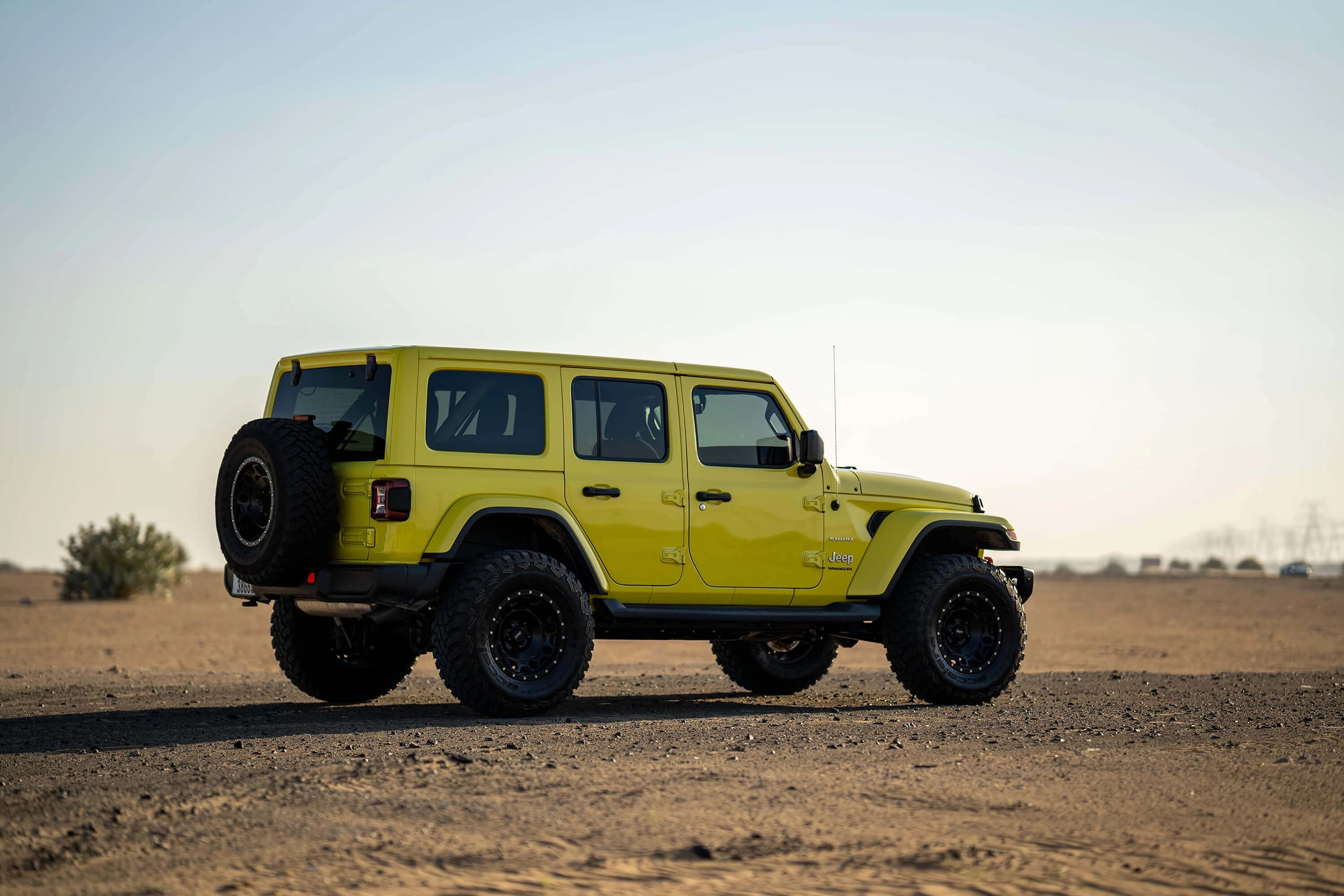 Rent Jeep Wrangler Yellow 2023 in Dubai SUV Octane Luxury Car