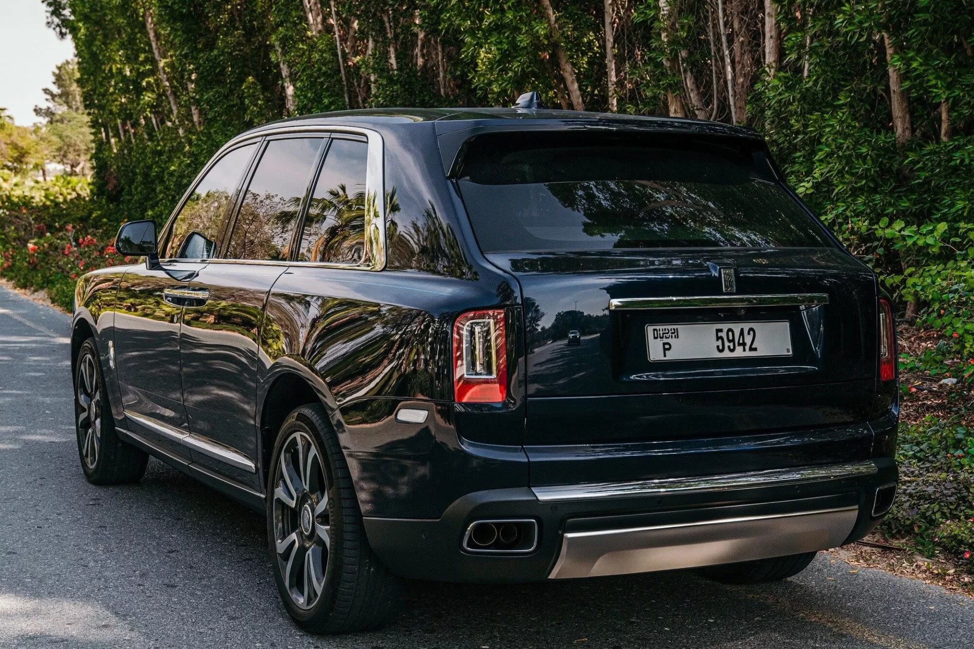 Rent Rolls Royce Cullinan Black 2021 in Dubai Luxury Octane Luxury