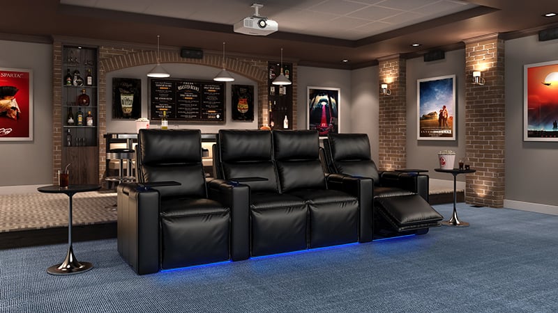 Designing a High End Home Theater Space Octane Seating