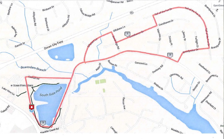 Ocean Pines Md Map Ocean Pines Freedom 5K Ocean Pines, Maryland 5K