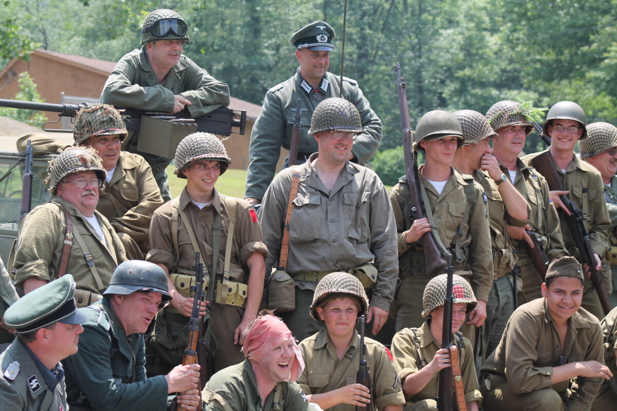 WWII Reenactment Oil Creek & Titusville Railroad