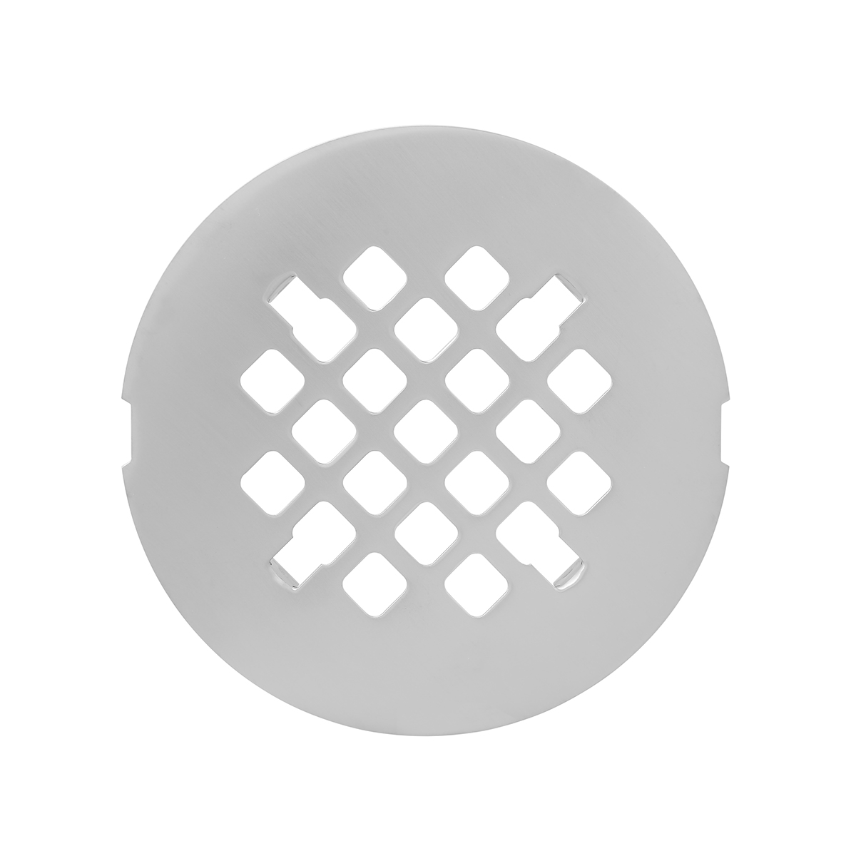 4¼” SnapIn Shower Drain Grate Brushed Nickel Replacement Cover