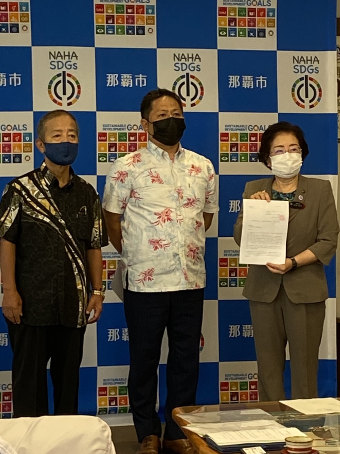 那覇市長及び那覇市議長への陳情書提出について ODB 一般社団法人 沖縄県運転代行ビジネス協会