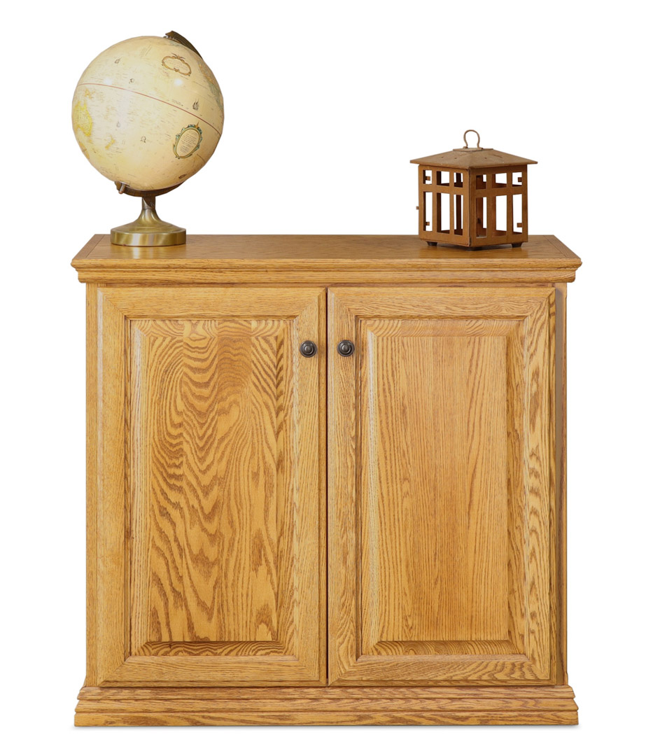 CN2 Traditional 42" W x 36" H 2Shelf 2Door Wood Media Storage ODC Products