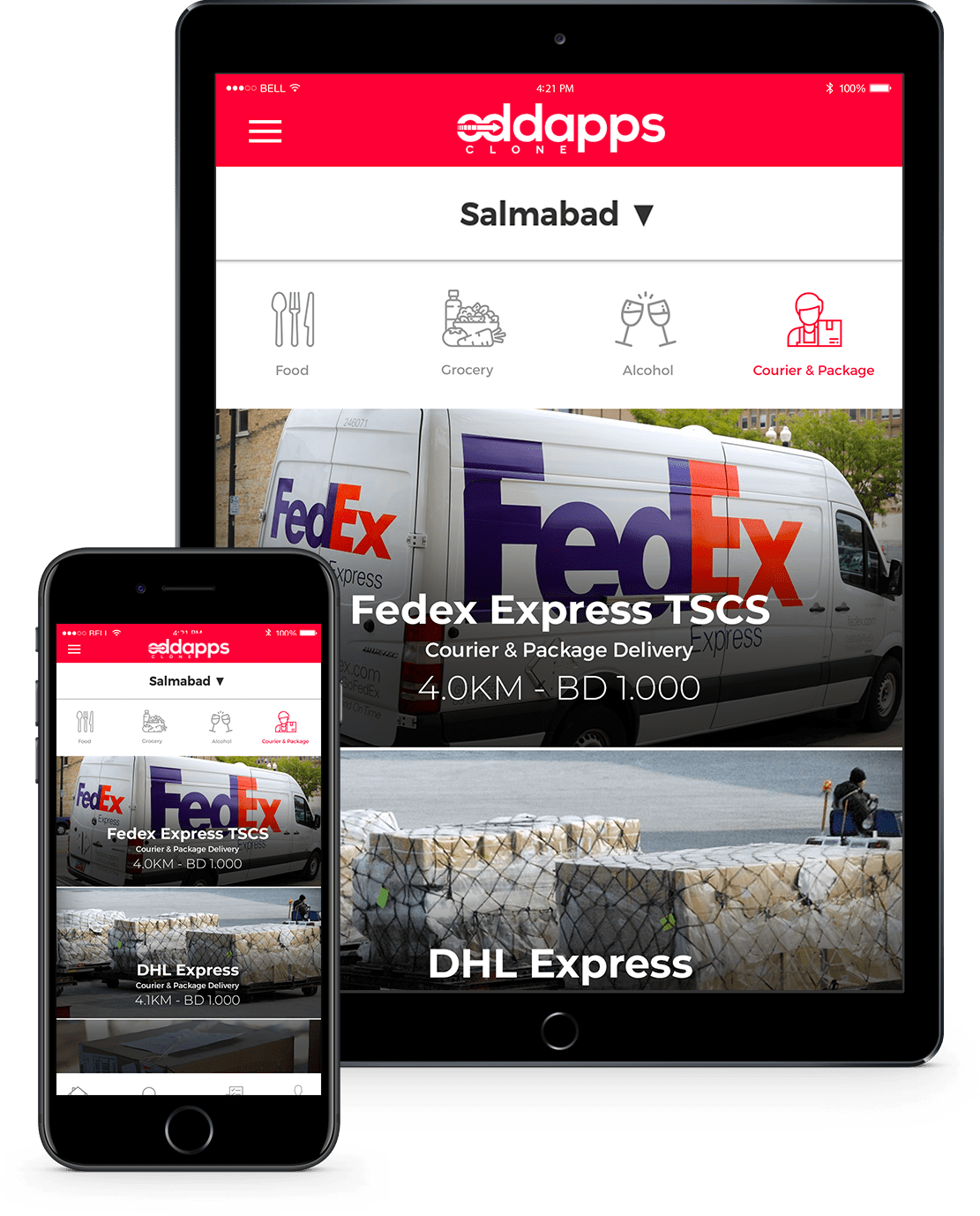 Uber for couriers Ondemand courier delivery app Delivery apps