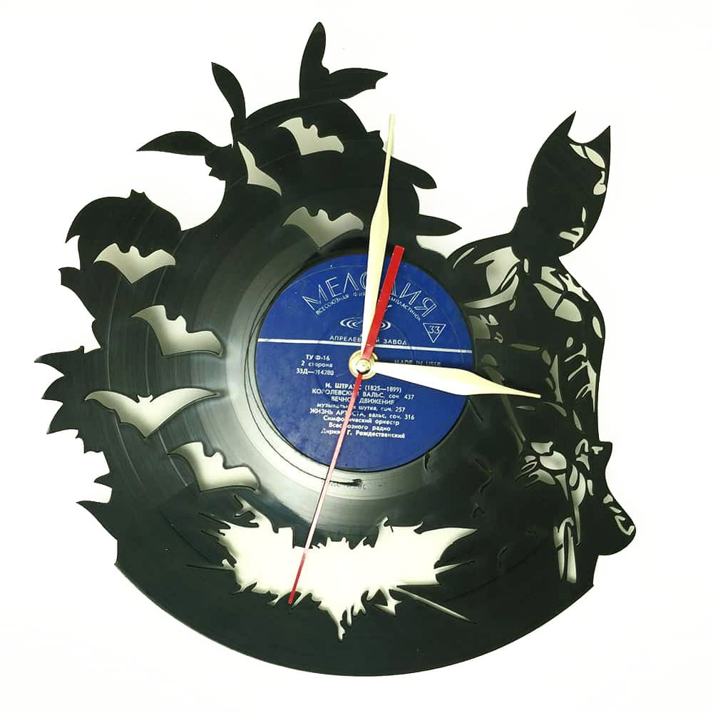 Batman Cave Vinyl Record Clock OddBits