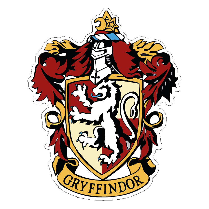 Harry Potter Gryffindor Vinyl Sticker OddBits