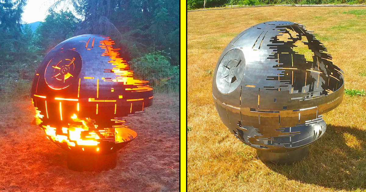 This Death Star Fire Pit Is The Ultimate Centerpiece For Any Star Wars