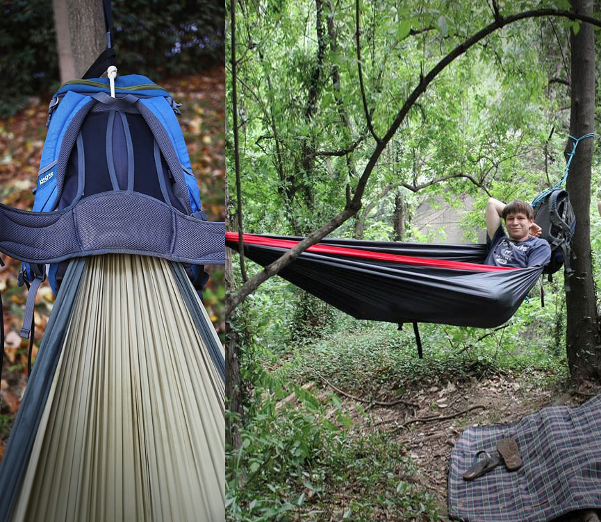 This Backpack Has a BuiltIn Hammock