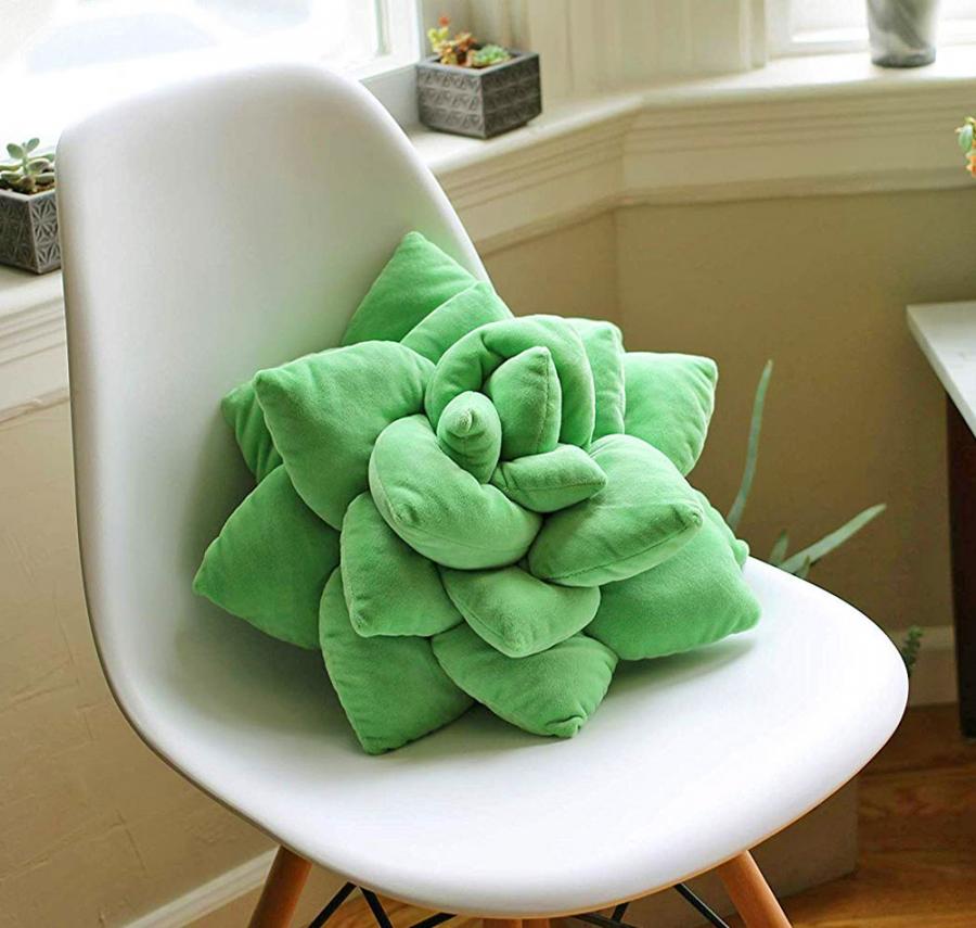 This Succulent Cactus Decor Pillow Will Give Any Room Some