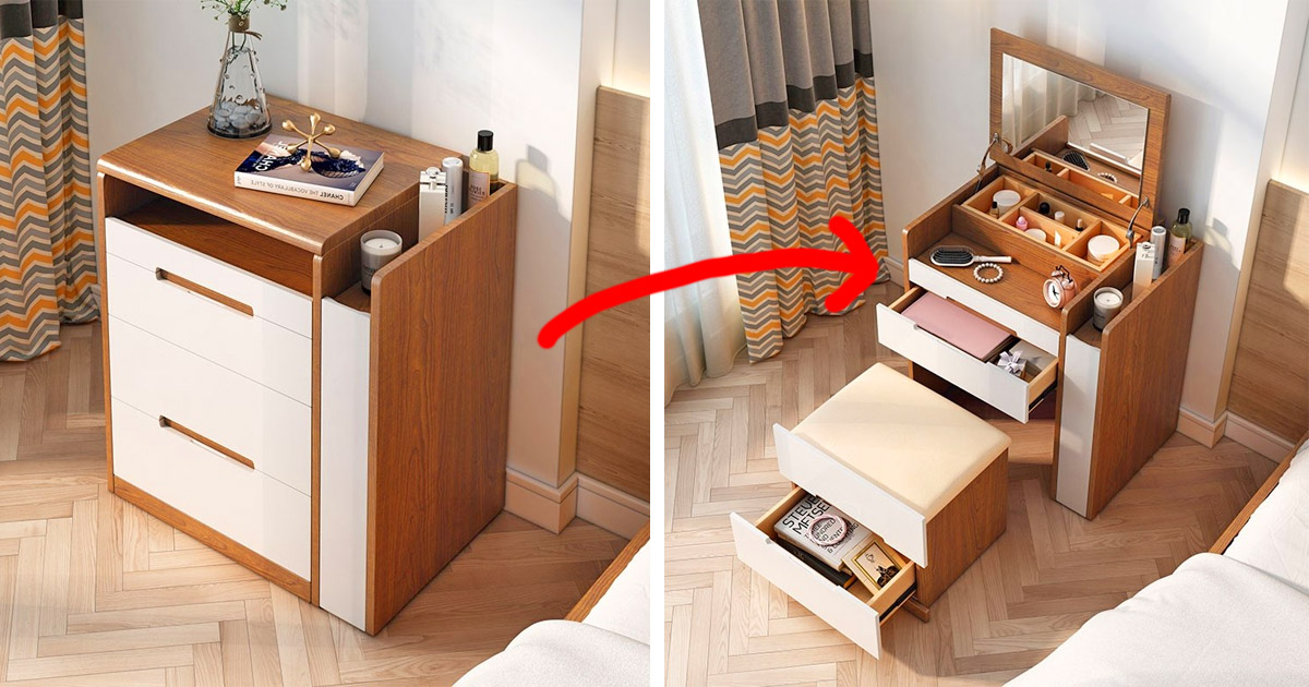 The Ultimate Hideaway Makeup Vanity