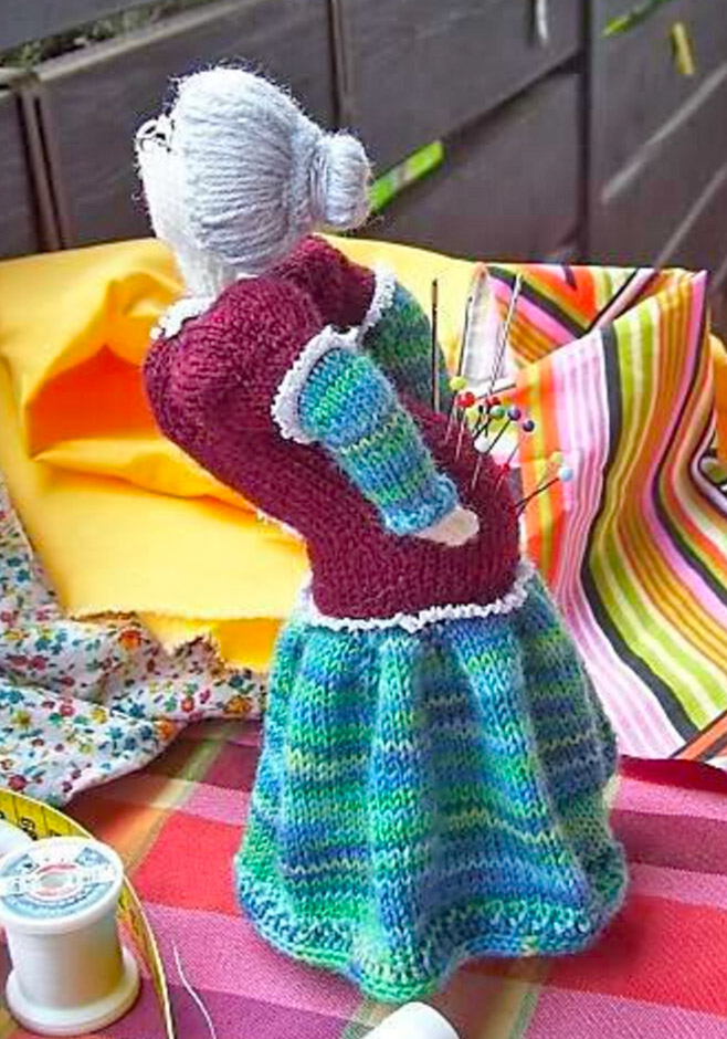 Granny Butt Pin Cushion