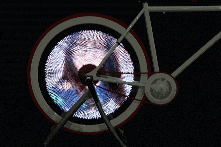 Balight Makes Images Appear In the Spokes Of Your Bicycle Wheels