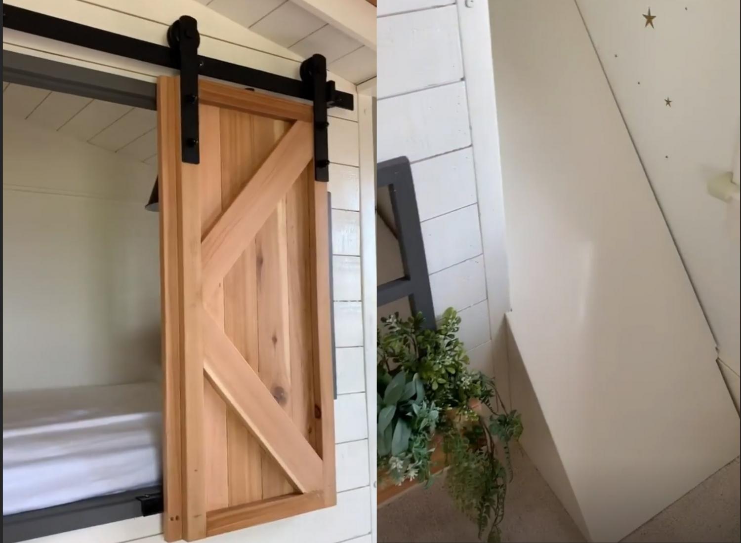 This DIY Farmhouse Bunk Bed Is The Most Adorable Addition To Any Shared