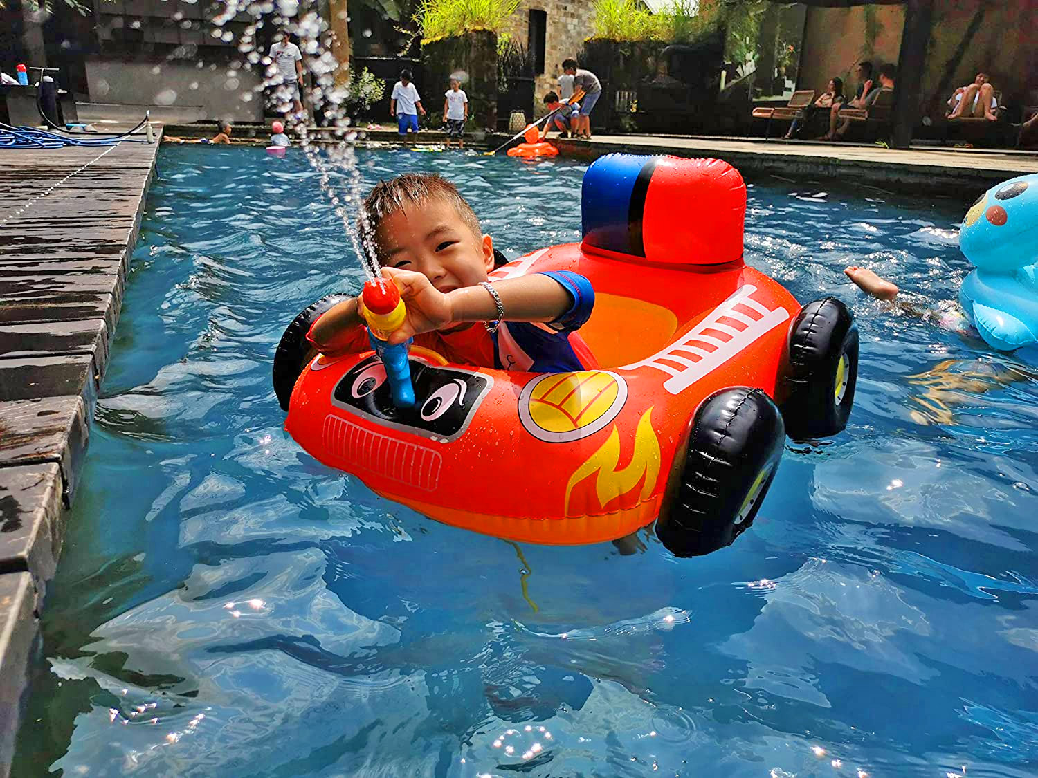 These Pool Floats Have Integrated Squirt Guns So Your Kids Can Have