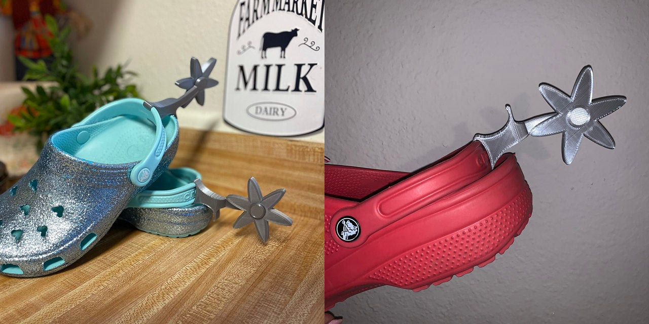 These Croc Spurs Are Perfect For Any LaidBack Croc Loving Cowperson