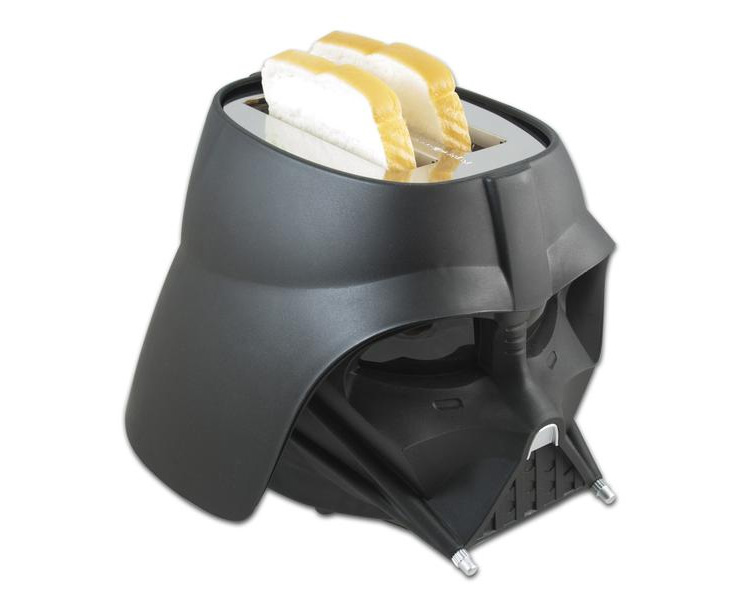 This Star Wars Darth Vader Toaster Toasts The Star Wars Logo Onto Your