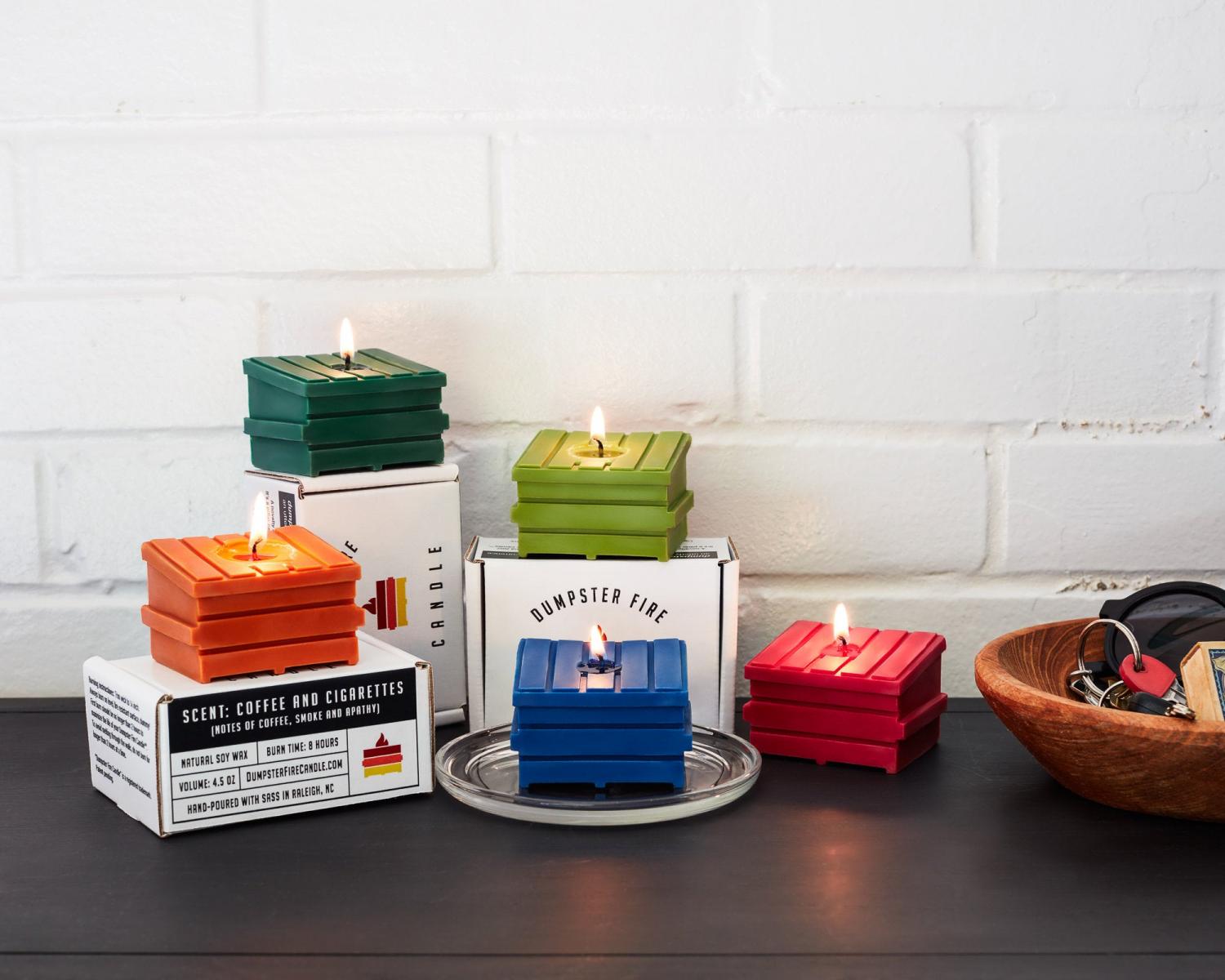 These Dumpster Fire Candles Will Make A Great Commemorative Candle For 2020