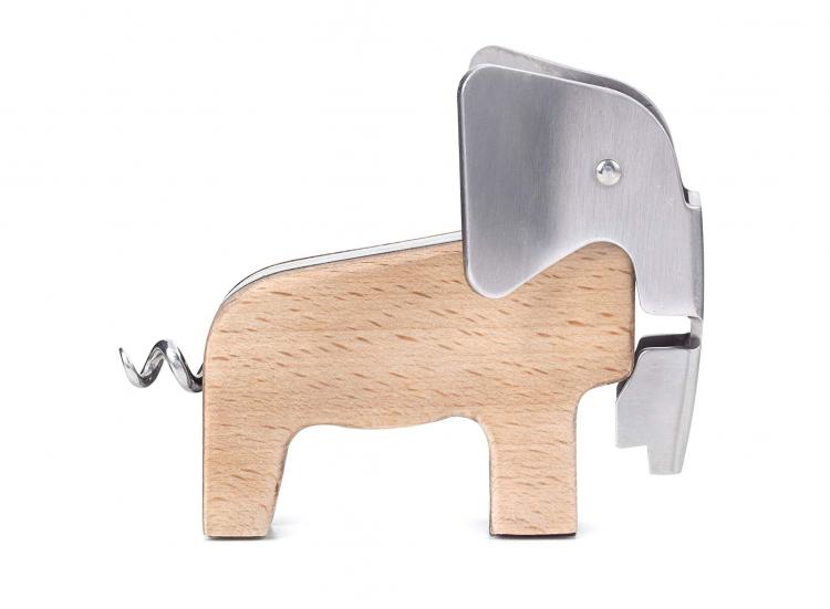 Elephant Corkscrew and Bottle Opener