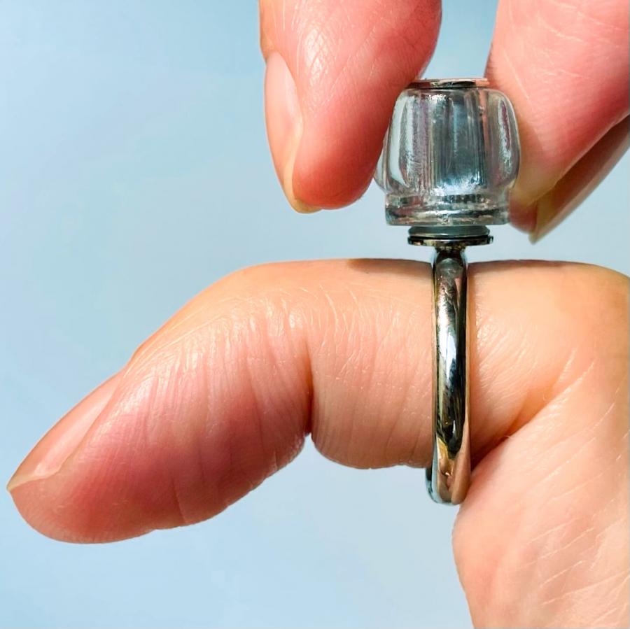 These Faucet Handle Rings Are Made To Look Like The Classic Bathroom