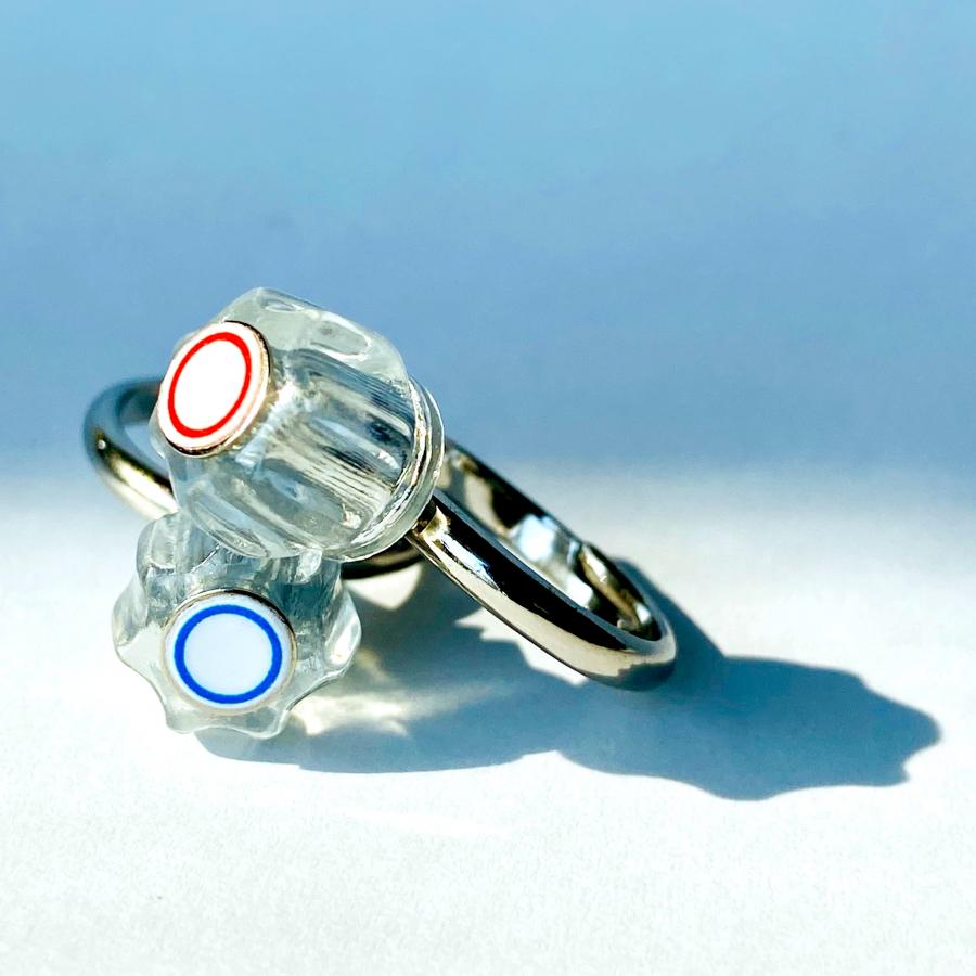 These Faucet Handle Rings Are Made To Look Like The Classic Bathroom