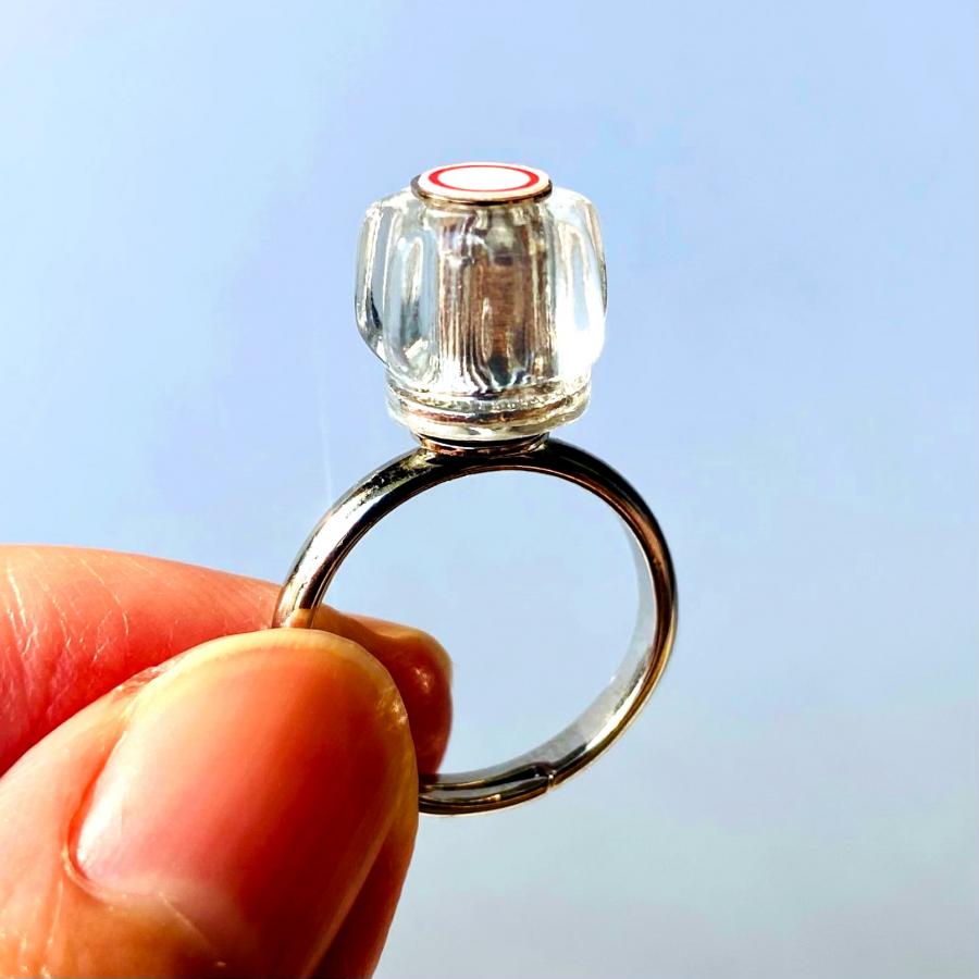 These Faucet Handle Rings Are Made To Look Like The Classic Bathroom