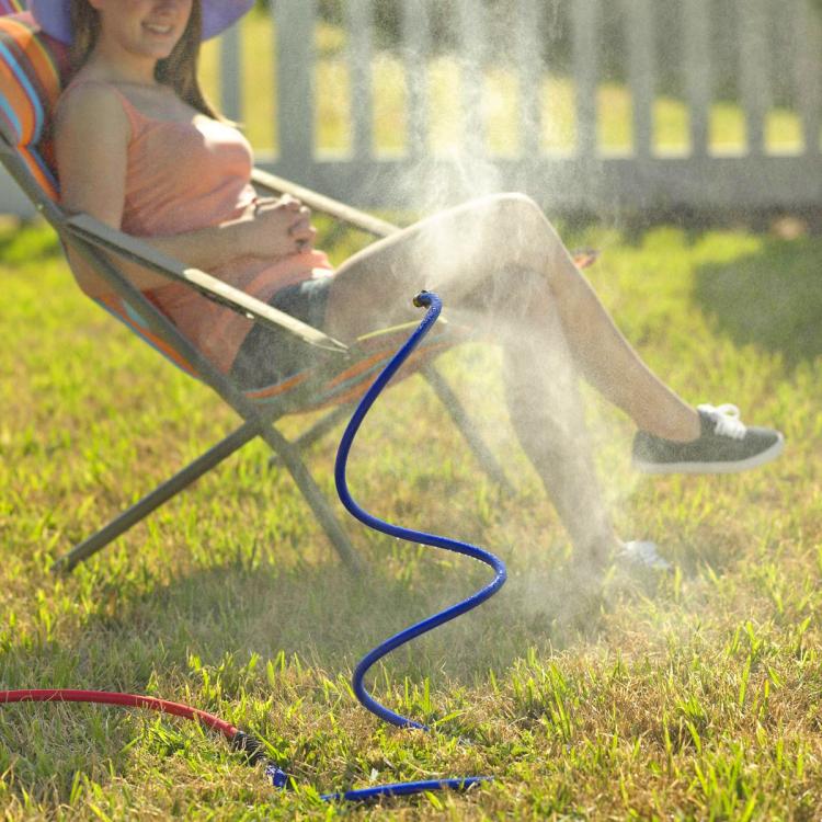 Keep Cool In The Sun With This Flexible Cooling Misting Hose Attachment