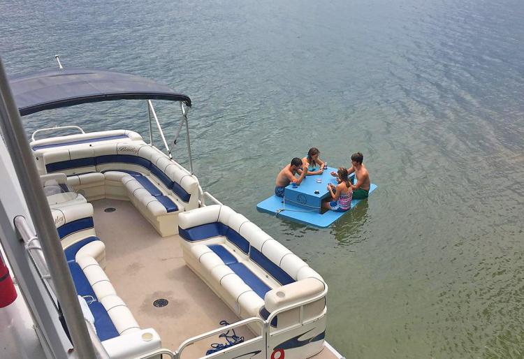 There's Now a Floating Picnic Table You Can Use in a Lake or a Pool